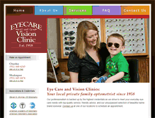 Tablet Screenshot of chaskaeyecare.com